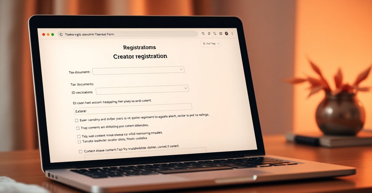 Creator Account Registration Requirements